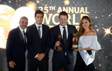 En la premiación estuvo el alcalde de Quito. 