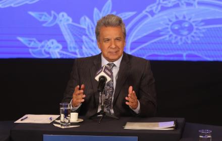 Entrevista a Lenín Moreno en el Palacio de Carondelet el 6 de diciembre de 2018.