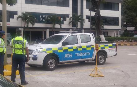 El carro fue localizado en la ciudadela Huancavilca.