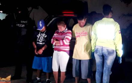 Los sospechosos transportaban 231 paquetes con marihuana tipo creepy.