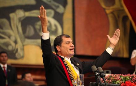 Referencial. El gobierno de Rafael Correa inició en 2007.