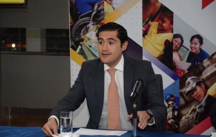 El ministro de Economía y finanzas Richard Martínez asumió el cargo en mayo pasado. 