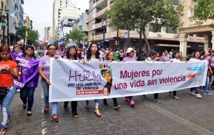 Tanto en Guayaquil como en Quito se desarrolló el encuentro denominado ‘Dejando Huella, por una vida libre de violencia’.