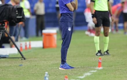 Cambio. Soso ha integrado una nueva forma de trabajo en Emelec, esta segunda etapa será su examen.