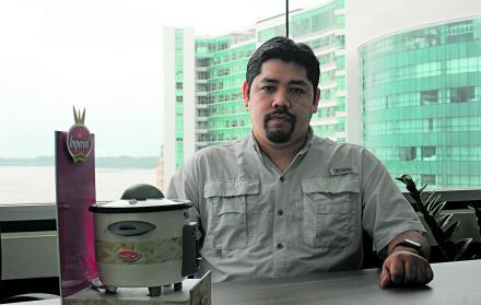  Javier Chon, presidente de la Corporación de Industriales Arroceros del Ecuador (Corpcom)