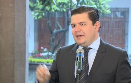 Juan Sebastián Roldán, consejero de Gobierno habló para los medios.