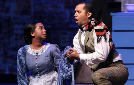 Obra. Ruth Díaz y Andrés Córdova protagonizaron ‘La bohéme’.