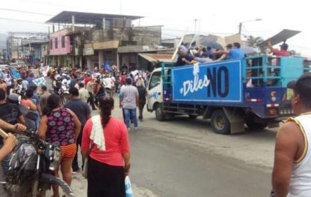 Similares incidentes ocurrieron en La Maná. 