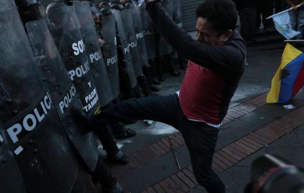 Simpatizantes del expresidente se movilizaron hacia la Plaza Grande.