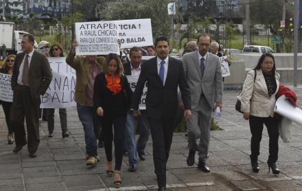 Balda ha acudido con su defensa en varias ocasiones a la Fiscalía por este proceso. 