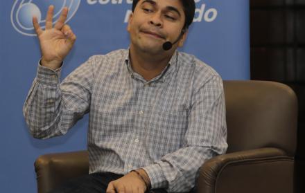 Personaje. Jeison Aristizábal, Héroe CNN, estuvo en Guayaquil y Quito dando una charla de motivación.