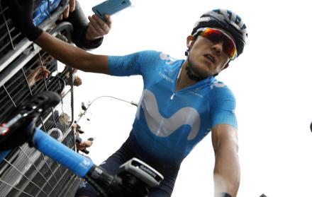 Referencial. Richard Carapaz llegó décimo en la penúltima etapa del Giro de Italia.