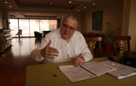 Nicolás Cevallos, exjuez de la Sala IV del Tribunal Contencioso Tributario.