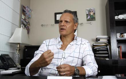 Esteban Paz, propietario también de Sports Planet, atendió a EXPRESIONES en sus oficinas situadas el norte de Quito. 