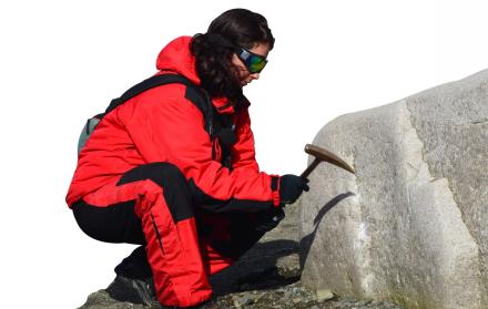 Arqueología. Se buscan vestigios humanos prehistóricos.