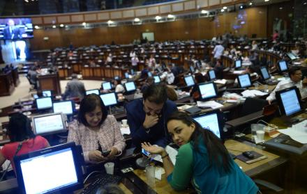 Debate de la Ley de Comunicación en la Asamblea Nacional.