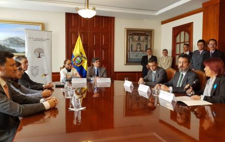 El canciller ecuatoriano, José Valencia, agradeció el aporte de Unicef para la elaboración del procedimiento. 