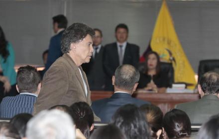 Juicio. Ricardo Rivera y su sobrino Jorge Glas, durante el juicio del caso Odebrecht, en diciembre de 2017.