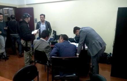 Audiencia. La Fiscalía allanó varias oficinas, incluyendo las de los dos concejales en el Municipio de Quito.