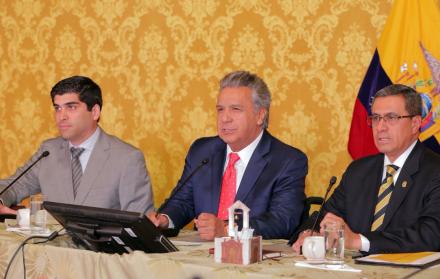El de este 19 de diciembre de 2018, fue el primer gabinete en el que participó el segundo mandatario, Otto Sonnenholzner.
