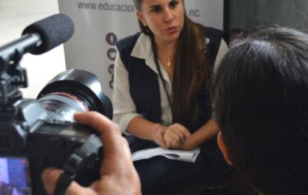 Imagen referencial. María José De Luca brindó declaraciones a los medios el pasado 30 de junio de 2017.