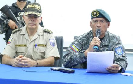 Rueda de prensa sobre la captura de alias “Lanchero”.