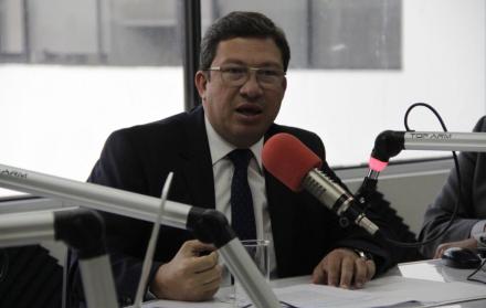 El titular del Ministerio del Interior señaló, el lunes 23 de abril de 2018, que el trabajo se centra en el fortalecimiento de la frontera a mediano y largo plazo.