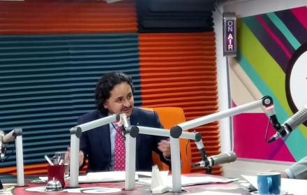 El secretario de Comunicación, Andrés Michelena, se reunió con medios de comunicación el miércoles 25 de abril de 2018.