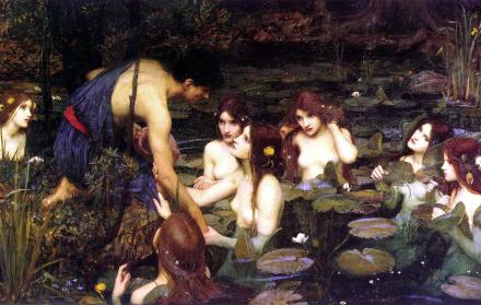 La mitología. ‘Hylas y las ninfas’ de 1896 fue retirada en Manchester por ‘objetivizar’ a la mujer. 