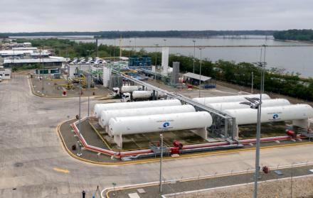 La planta de licuefacción de gas natural, Bajo Alto.