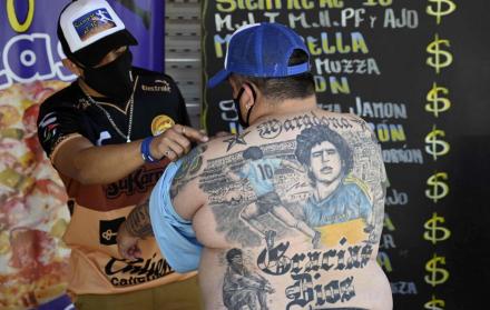 maradona tatuaje hincha