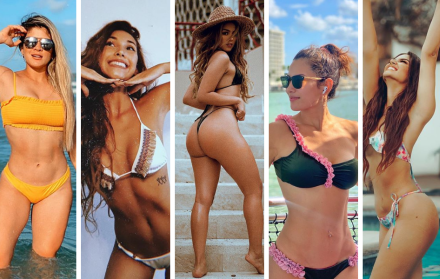 Famosos ecuatorianas en bikini