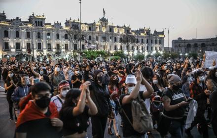 Protestas destitución Perú