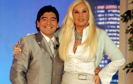 Maradona y Susana Giménez.