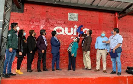 El alcalde, Jorge Yunda, entregó obras rehabilitadas