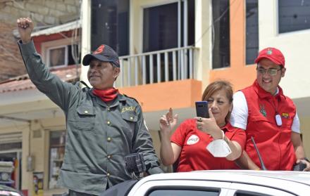 Lucio Gutiérrez en campaña electoral