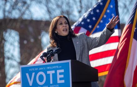 La vicepresidenta electa de EE.UU., Kamala Harris
