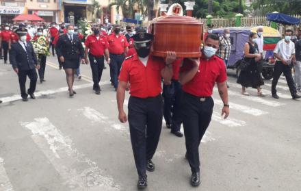Funeral Bombero Santa Lucía