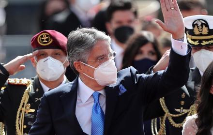 El presidente de Ecuador, Guillermo Lasso, el pasado lunes en Quito.