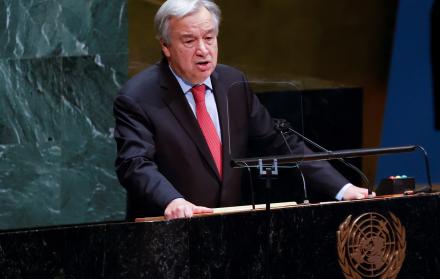 En la imagen, el secretario general de la ONU, António Guterres.