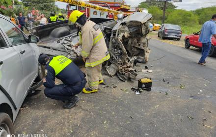 Uno de los escenarios que dejó el accidente de Vía a la Costa