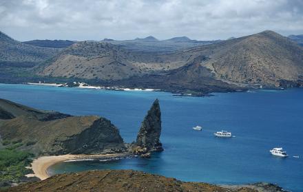 Vista panorámica del archipiélago ecuatoriano de las Galápagos.