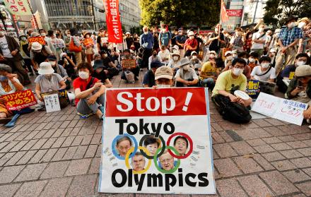 Protesta en Tokio