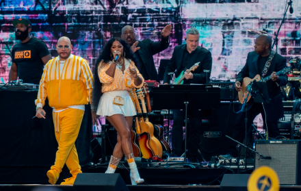 Fat Joe y Remy Ma durante el We Love NYC: The Homecoming Concert (agosto 21-2011)