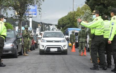 Policías realizaron operativos en la capital.