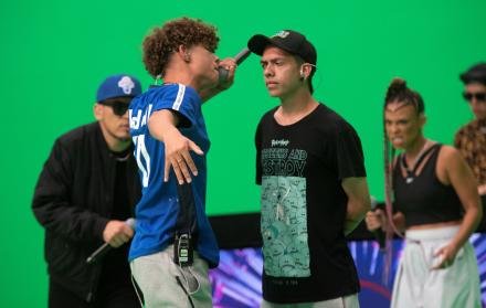 Imagen cedida de Exodo Lirical (d) y Mac (i) en la pasada Red Bull Internacional.