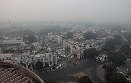 Contaminación en Nueva Delhi.