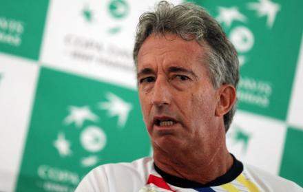 El capitán del equipo ecuatoriano de la Copa Davis, Raúl Viver, en una imagen de archivo.