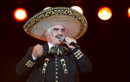 El cantante mexicano Vicente Fernández, en una fotografía de archivo.