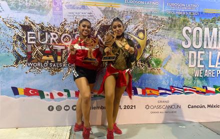 Katy y Damaris Lima bronce Mundial baile deportivo